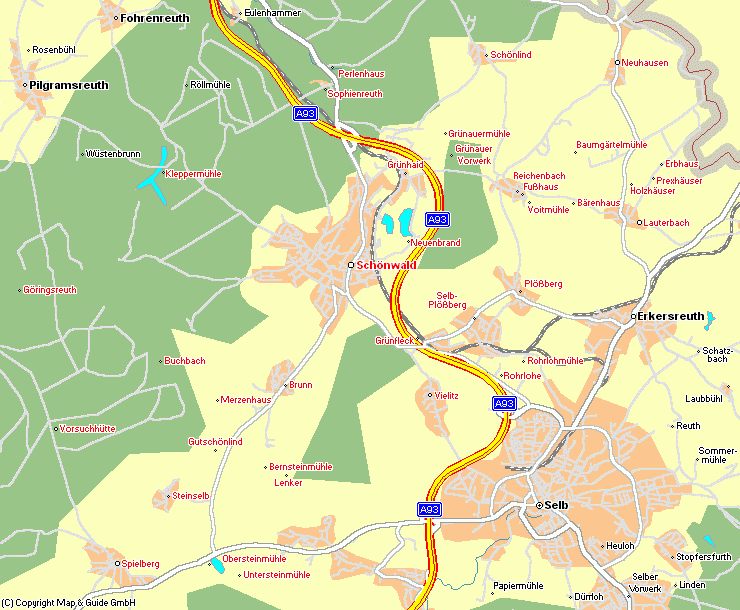 Karte Pfarrbereich